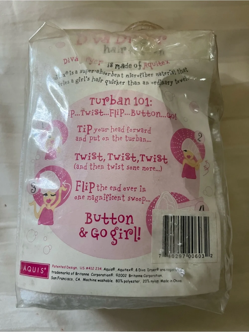Hair Turban - Pink Microfiber Hair Wrap